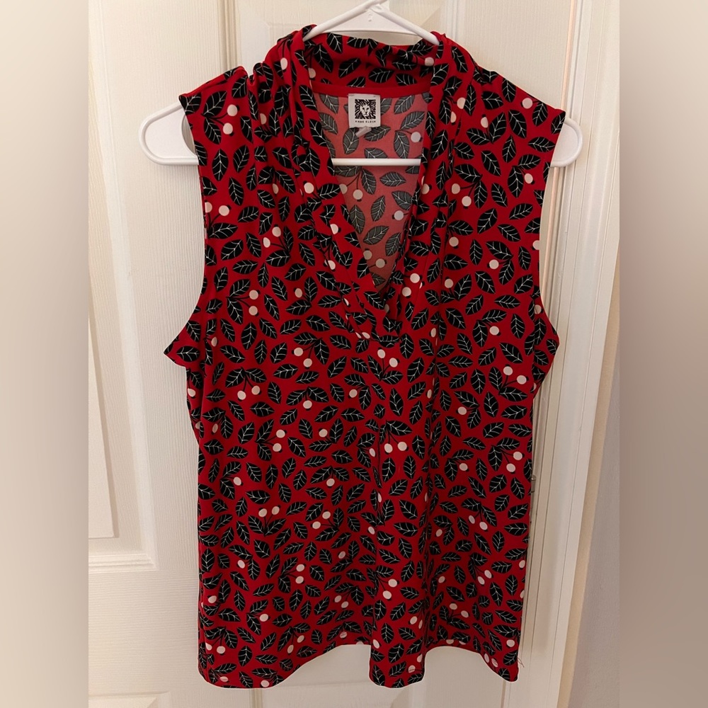 Anne Klein Knit Top Sz L